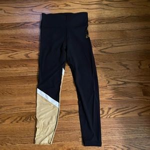 Upscale workout pants- poly/elastine